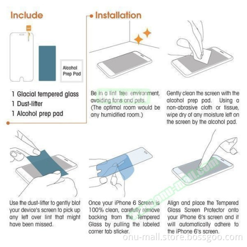 China Wholesale Price 0.33mm 2.5D Protective Tempered Glass Screen Protector for Lenovo A5000